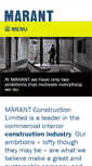 Mobile Screenshot of marant.ca