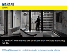 Tablet Screenshot of marant.ca